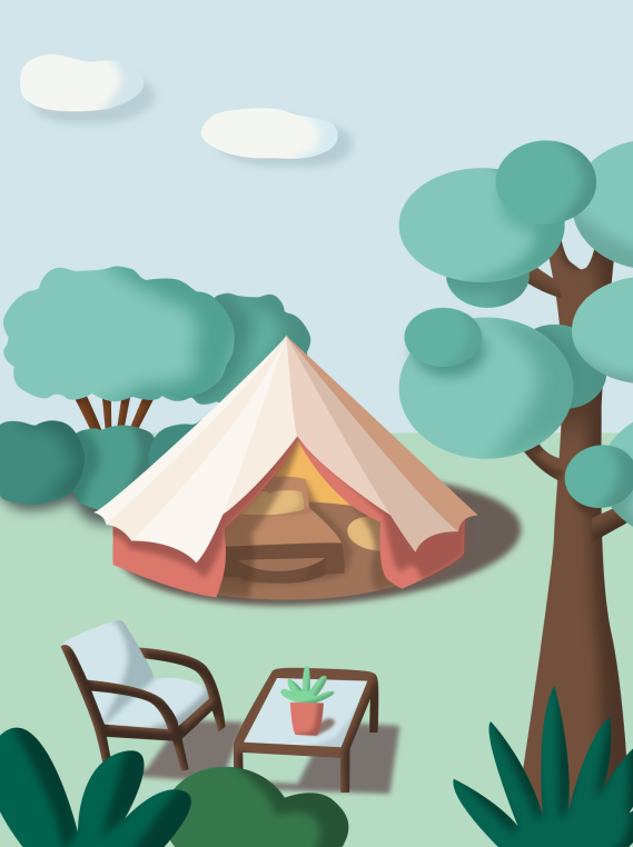 Illustrations - Camping