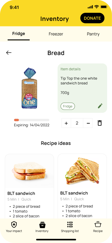 Prototype - Shopping List